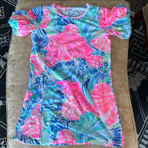 Girls Lilly Pulitzer Soft 100% Cotton Girls Dress - Picture 4 of 4